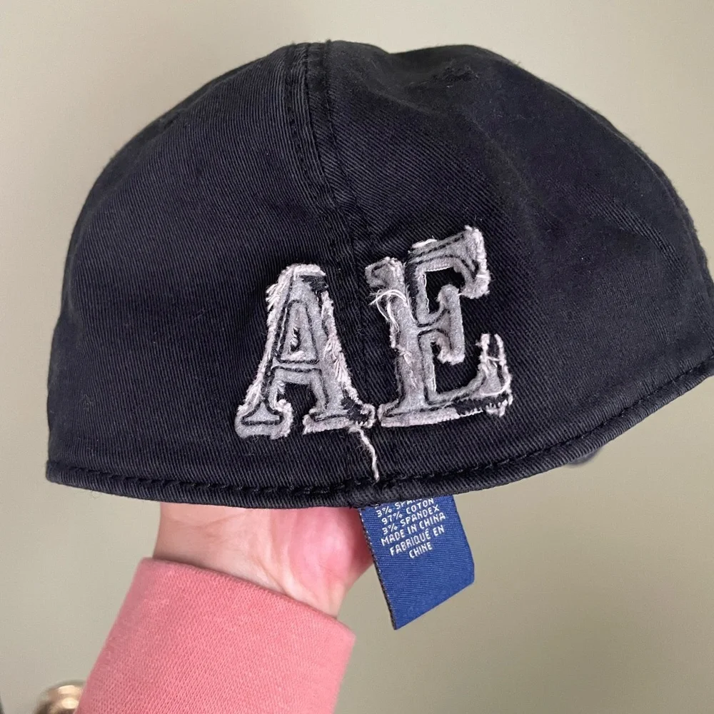 Y2K American Eagle Outfitters Black Cap - Picture 4 of 8